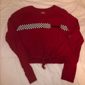 hollister cropped long sleeve